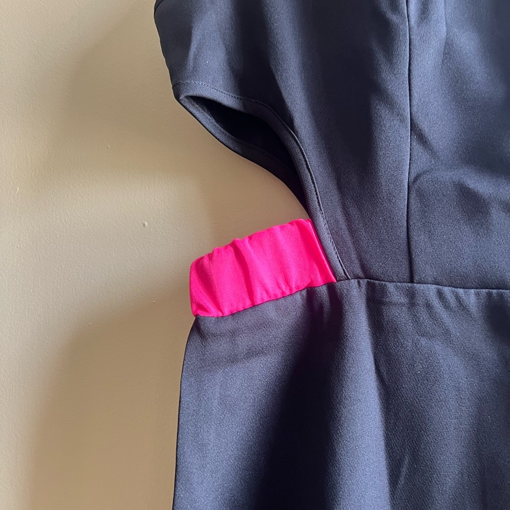 Black and Pink Mini Dress - Picture 2 of 5